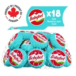Babybel Monterey Jack Taste Cheese Snacks 18P 360 g, $4.30/100g