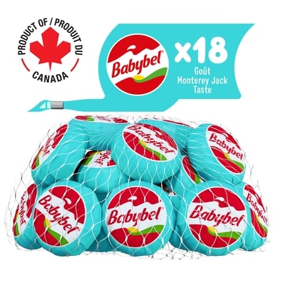 Babybel Collation au fromage saveur Monterey Jack 18P 360 g, 4,30 $/100g
