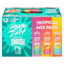 Beach Day Every Day Alcoholic Malt Beverage Tropical Mix Pack (ID required at pick-up) 12x355.0 ml, $0.54/100ml