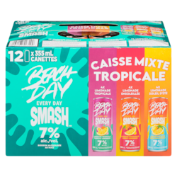 Beach Day Every Day Boisson alcoolisée au malt caisse mixte tropicale (Pièce d’identité requise au moment du ramassage) 12x355.0 ml, 0,54 $/100ml