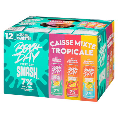 Boisson alcoolisée au malt caisse mixte tropicale (Pièce d’identité requise au moment du ramassage)