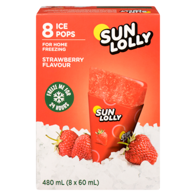 Kisko Ice Pops Strawberry Flavour 480 ml, $17.08/100ml