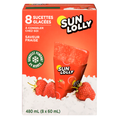 Kisko Sucettes glacées saveur fraise 480 ml, 17,08 $/100ml