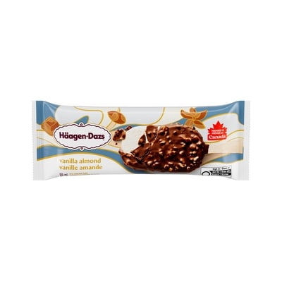 Häagen-Dazs Barre de crème glacée vanille amande 88 ml, 3,41 $/100ml