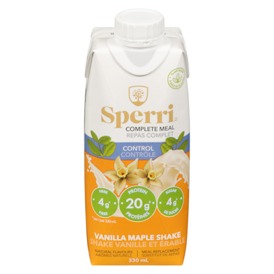 Sperri Substitut de repas contrôle shake vanille et érable 330 ml, 6,97 $/100ml