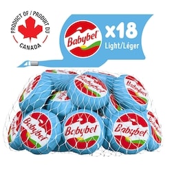 Babybel Collations au fromage léger 18P 360 g, 4,30 $/100g