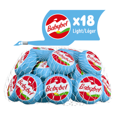 Babybel Fromage affiné à pâte demi-ferme mini léger 15% m.g. 360 g, 4,30 $/100g