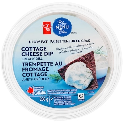 Trempette au fromage cottage à l’aneth crémeux