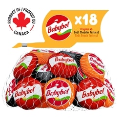 Babybel Variety Pack Cheese Snacks 18P 360 g, $4.30/100g