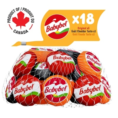 Babybel Fromage affiné à pâte demi-ferme mini 360 g, 4,30 $/100g