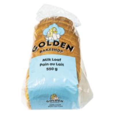 Golden Bakeshop Milk Loaf 550 g, $0.78/100g