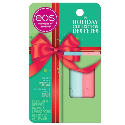 EOS Holiday Collection, Merry Berry & Cherry & Bright Lip Balm Stick 2x8.0 g, $37.50/100g