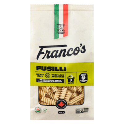 Nia Pure Nature Pâtes fusilli 454 g, 1,10 $/100g