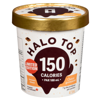 Halo Top Dessert glacé choco-guimauve limited edition 473 ml, 1,69 $/100ml
