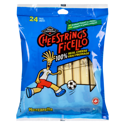 Black Diamond Fromage pizza mozzarella effilochable 18% m.g. 504 g, 2,18 $/100g