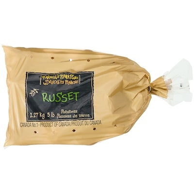 Délices du Marché Pommes de terre Russet 2.27 kg, 0,20 $/100g