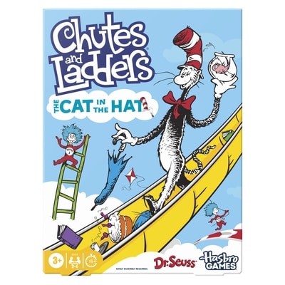 Hasbro Gaming Chutes and Ladders: The Cat in the Hat Edition Kids Board Game 1 ea, $20.00/1ea