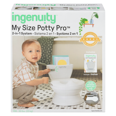 INGENUITY My Size Potty Pro 2-In-1 System 18m 23 Kg 1 ea, $41.99/1ea