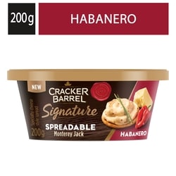 Cracker Barrel Tartinade au fromage habanero signature 200 g, 2,75 $/100g