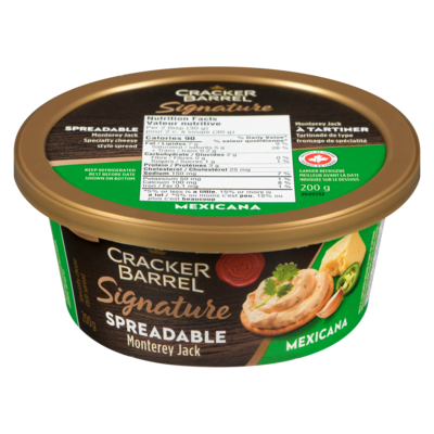 Cracker Barrel Monterey Jack à tartiner Mexicana 200 g, 1,75 $/100g