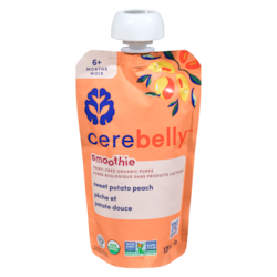 Cerebelly Smoothie Sweet Potato Peach 6+ Months 128 ml, $3.74/100ml