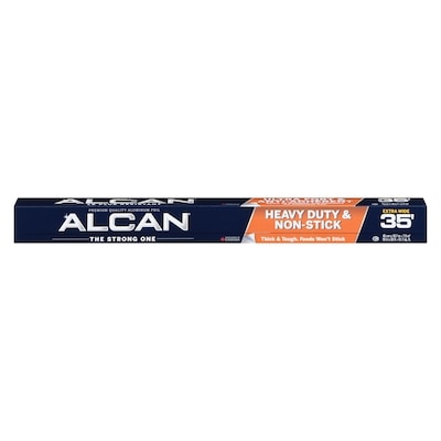 Alcan Premium Quality Aluminum Foil Heavy Duty & Non-Stick Extra Wide 45 Cm X 10.7 M (7.5 M²) 1 ea, $8.99/1ea