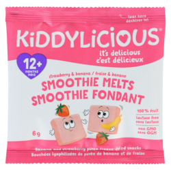 Kiddylicious Smoothie Melts Strawberry & Banana 12+ Months