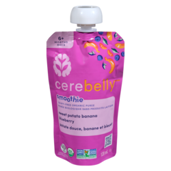 Cerebelly Smoothie Sweet Potato Banana Blueberry 6+ Months 128 ml, $3.74/100ml