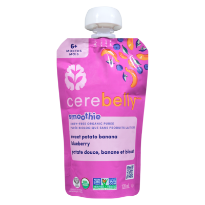 Smoothie patate douce, banane et bleuet 6+ mois