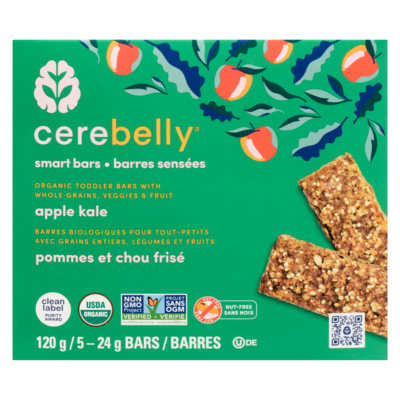 Barres sensées pommes et chou frisé