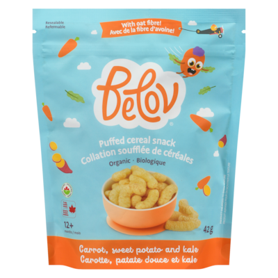 Belov Puffed Cereal Snack Carrot, Sweet Potato And Kale 12+ Months 42 g, $14.98/100g