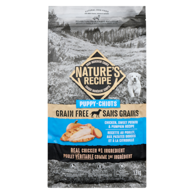 Nature's Recipe Natural Dog Food Puppy Chicken, Sweet Potato & Pumpkin Recipe 1.8 kg, $1.44/100g