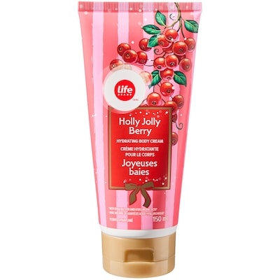 Life Brand Holly Jolly Berry Hydrating Body Cream 150 ml, $2.67/100ml