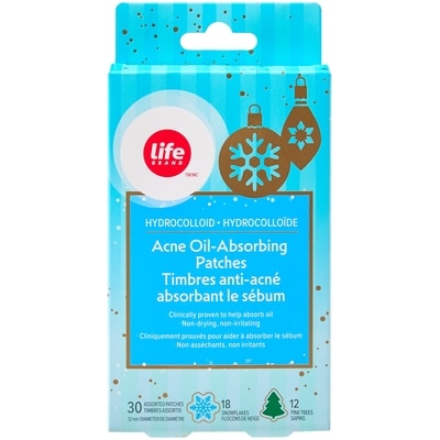 Life Brand Hydrocolloid Acne Oil-Absorbing Patches 30 ea, $0.27/1ea