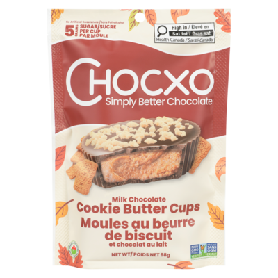 ChocXO Moules au beurre de biscuit et chocolat au lait 98 g, 9,17 $/100g
