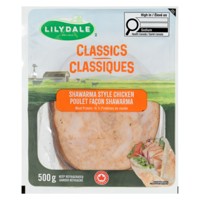 Lilydale Shawarma Style Chicken 500 g, $1.50/100g
