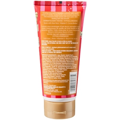 Crème hydratante pour le corps Casse-noisette à la vanille