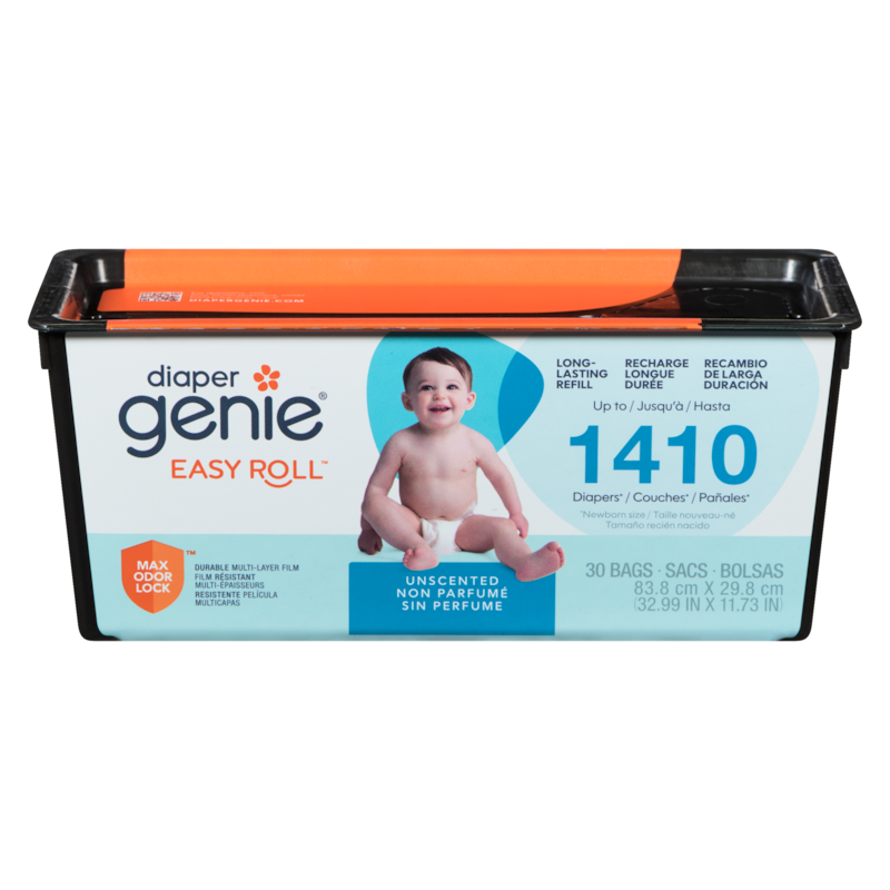 Diaper Genie Long-Lasting Refill Unscented 83.8 Cm X 29.8 Cm - 1