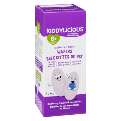 Biscottes de riz aromatisées au bleuet 6+ mois