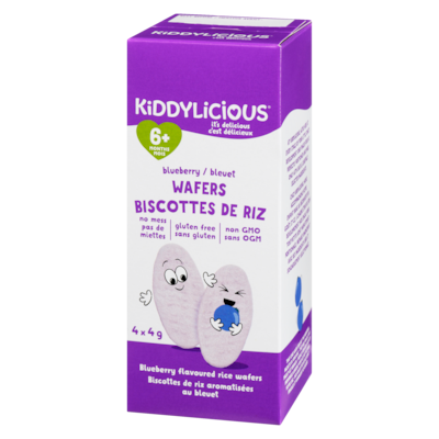 Biscottes de riz aromatisées au bleuet 6+ mois