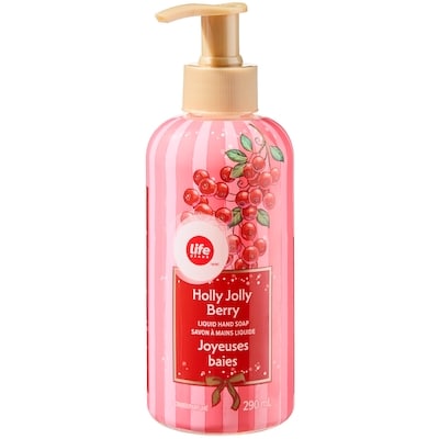 Life Brand Holly Jolly Berry Liquid Hand Soap 290 ml, $1.38/100ml