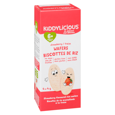 Biscottes de riz aromatiseés á la fraise 6+ mois