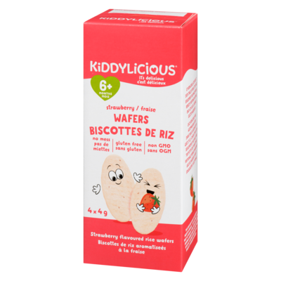 Biscottes de riz aromatiseés á la fraise 6+ mois