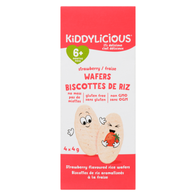 Biscottes de riz aromatiseés á la fraise 6+ mois