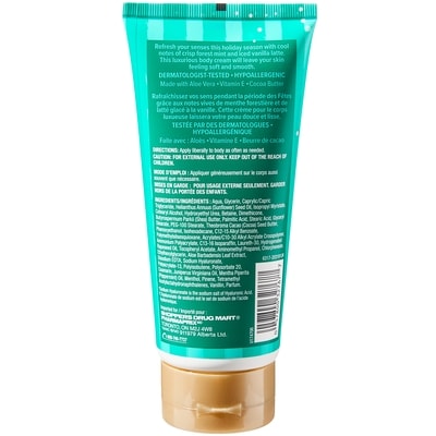Crème hydratante pour le corps Menthe et gui des Fêtes