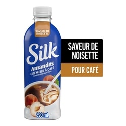 Silk Crémeur à café à base d'amandes, saveur noisette 890 ml, 0,65 $/100ml
