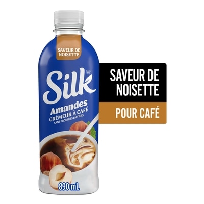 Silk Crémeur à café à base d'amandes, saveur noisette 890 ml, 0,76 $/100ml