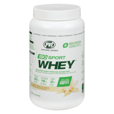 PVL Essentials Isolated Whey Protein Shake Mix Creamy Vanilla Flavour 727 g, $5.50/100g