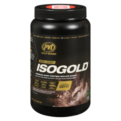 PVL Essentials Whey Protein Isolate Shake, Triple Milk Chocolate 727 g, $5.50/100g