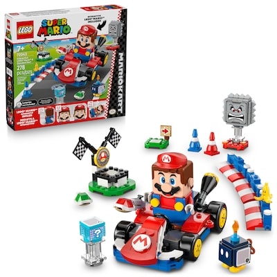 LEGO Super Mario : Mario Kart – Mario Interactif et Kart Standard 72043 1 ea, 75,99 $/1ch